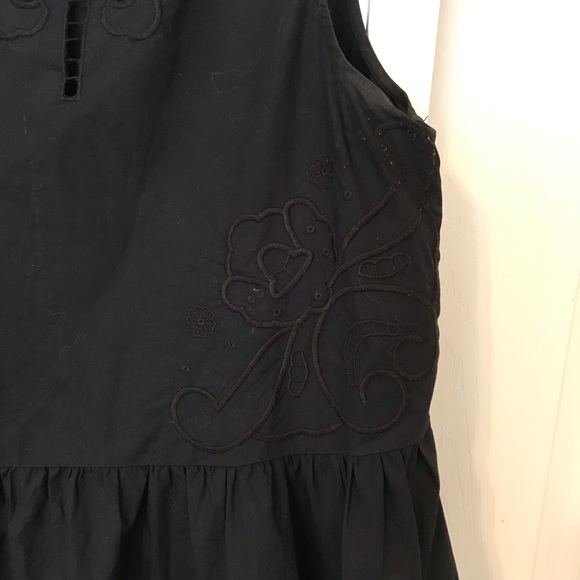 Madewell Black Embroidered Tank - Picture 4 of 4
